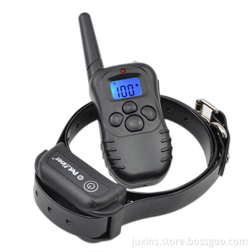 Petrainer PET998DB-BL1 300M Back Light Remote Electric Shock 2 Bark Collars